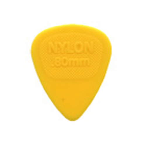 Dunlop 443R.80 Nylon Midi Yellow .80mm