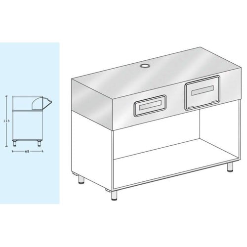 Banco caffe arredo bar ristorante caffetteria cm 120x68x113 RS3676
