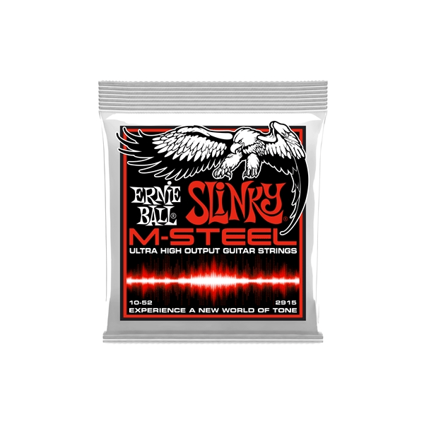 Ernie Ball 2915 M-Steel Skinny Top Heavy Bottom Slinky 10-52
