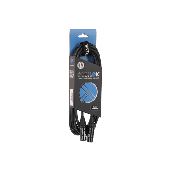 Quik Lok ITST/MF-1 B XLR Maschio/XLR Femmina