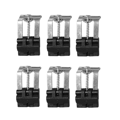 Kit 6 pz ganci per fissaggio lavello inox