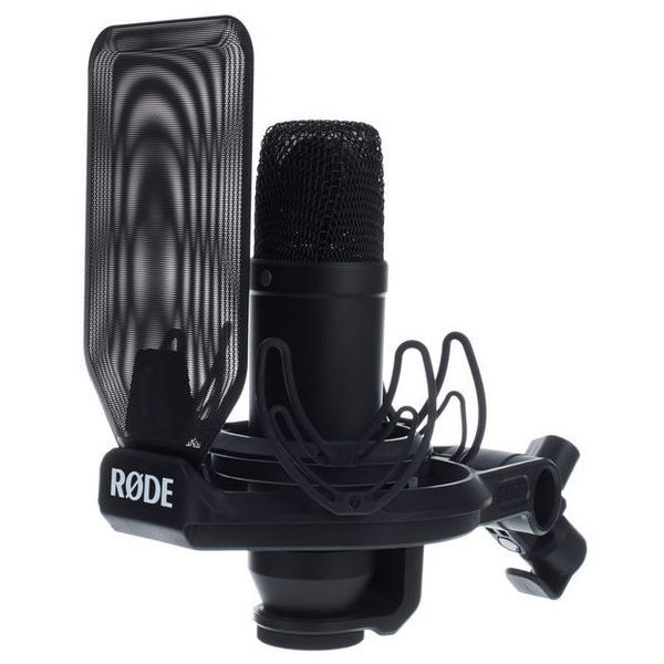 RODE NT1 KIT MICROFONO A CONDENSATORE CARDIOIDE + SOSPENSIONE ELASTICA + FILTRO ANTIPOP