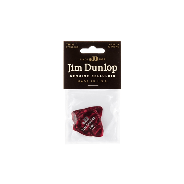 Dunlop 483P#09 Red Perloid - Thin