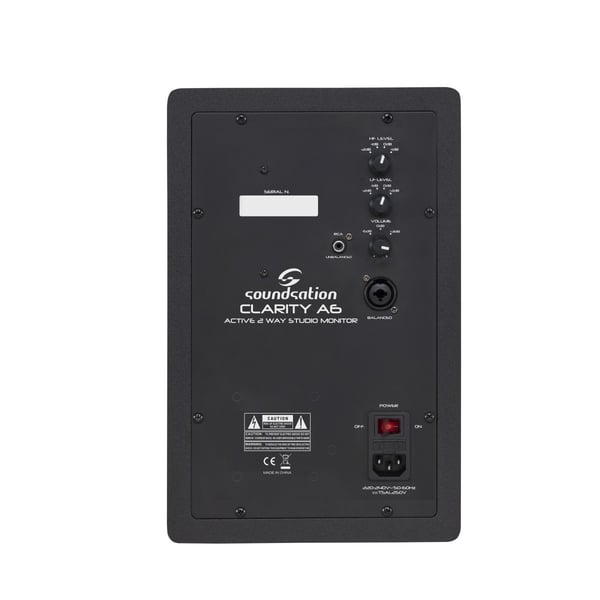 SOUNDSATION Monitor da studio a 2 vie biamplificato con Woofer da 6,5"