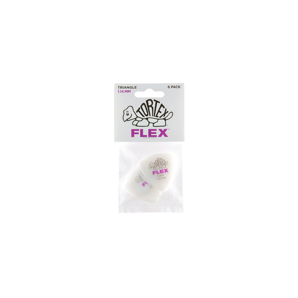 Dunlop 456P1.14 Tortex Flex Triangle 1.14 mm Pack/6