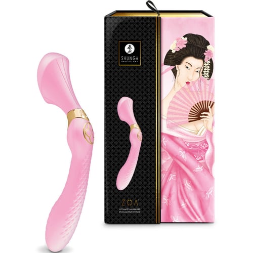 SHUNGA TOYS SHUNGA - MASSAGGIATORE INTIMO ZOA ROSA