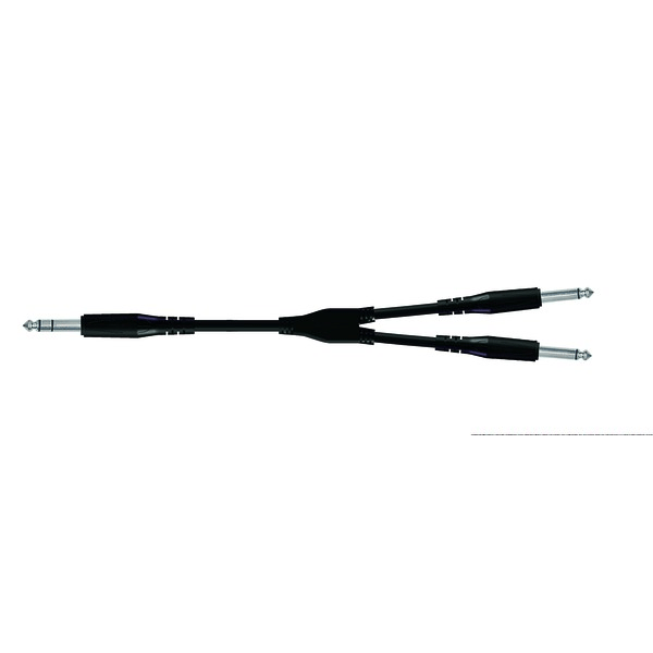 PROEL STAGE Cavo INSERT con connessioni stampate PROEL spina jack Stereo Ø 6.3 mm - 2 x spina jack Mono Ø 6.3mm. Lunghezza: 3.0 metri. Colore disponibile: Nero. Altre lunghezze disponibili: visualizzare le specifiche tecniche