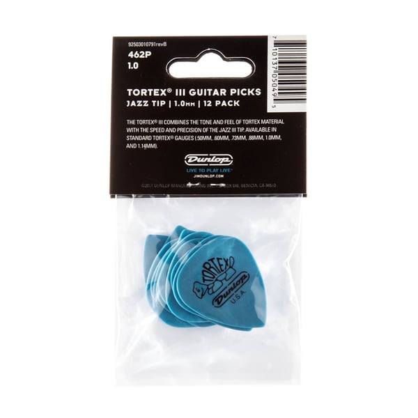 Dunlop 462P Tortex III Blue 1.0