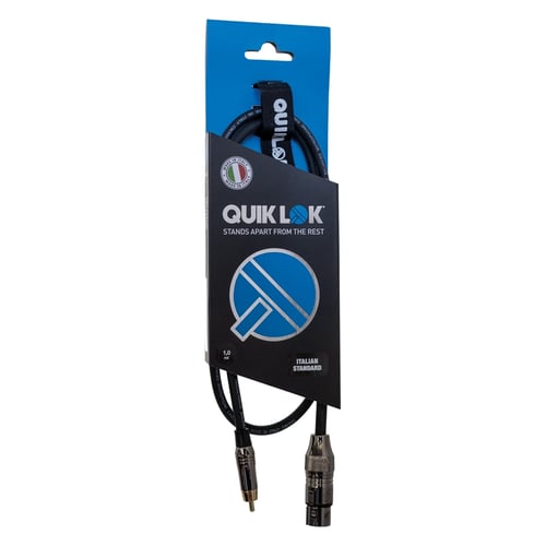 Quik Lok ITST/FRCA-1 XLR F/RCA 1mt
