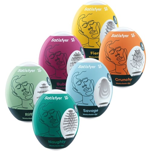 SATISFYER EGGS SATISFYER - UOVA MASTURBATORI SET DA 6 UNIT