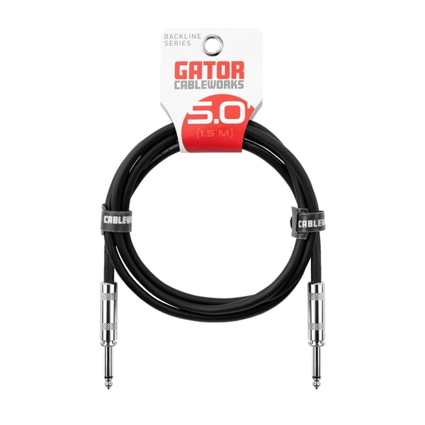 Gator Cableworks GCWB-INS-05 Cavo strumento jack dritto/dritto 1.5 Serie Backline
