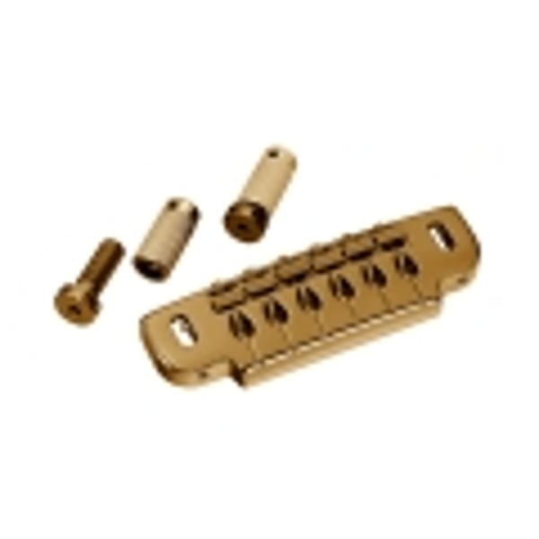 GOTOH Ponte Attaccacorde Tipo PRS per Chitarra Elettrica (Dorato)