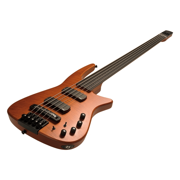 NS Design CR5 Radius Bass 5 Fretless Amber Satin