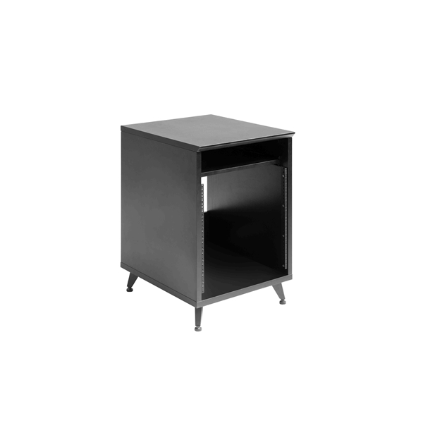 Gator Frameworks GFW-ELITEDESKRK-BLK Rack studio 10U in nero<br>