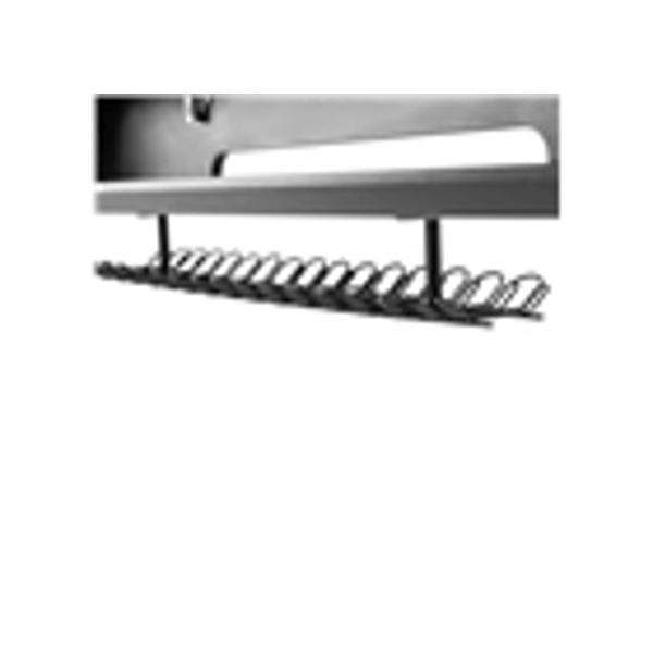 Gator Frameworks GFW-ELITEKEYTBL61-BLK Workstation in legno nera per tastiere fino a 61 tasti<br>