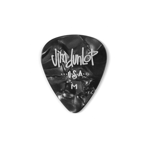 Dunlop 483P#02 Black Perloid - Medium