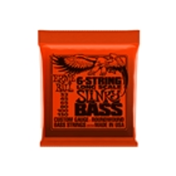 Ernie Ball 2838 Nickel Wound 6 corde scala lunga 32-130
