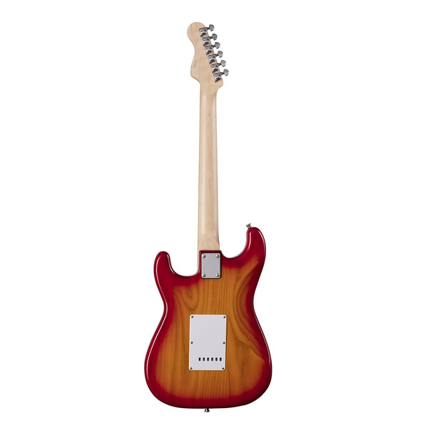 SOUNDSATION Chitarra elettrica double cutaway con 2 single coil + humbucker splittabile e meccaniche autobloccanti (equipaggiata Wilkinson, tastiera acero)