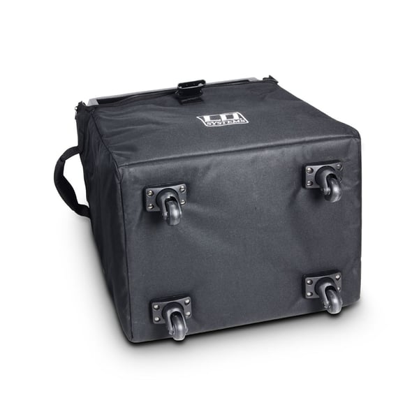LD SYSTEMS DAVE 8 SET 1 KIT DI BORSE PER IL TRASPORTO DEL SISTEMA PA DAVE 8 XS 1 BORSA SUBWOOFER CON RUOTE + 2 BORSE PER SATELLITI COLORE NERO