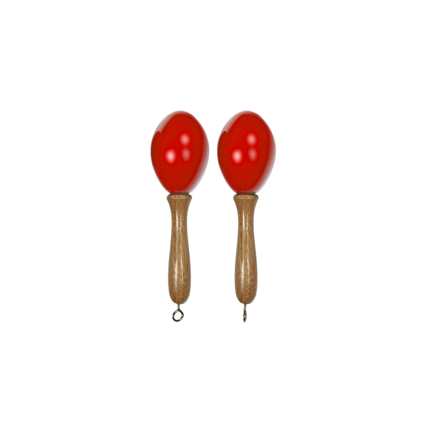 Tanga MARACAS-ROUGE-S Maracas piccole in legno - Rosse