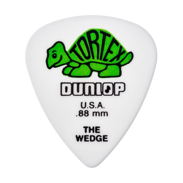 Dunlop 424P Tortex Wedge Green .88