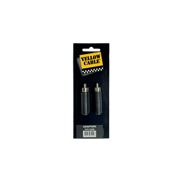 Yellow Cable AD08 Adattatore RCA Maschio/Jack Mono Femmina 2 Pcs