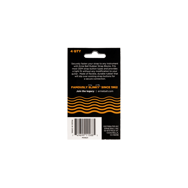 Ernie Ball 5621 Strap Blocks Orange