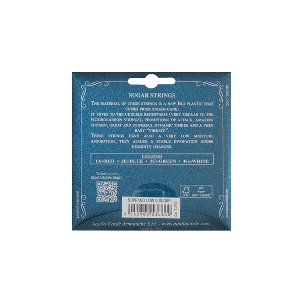 Aquila 151U Sugar Ukulele set GCEA