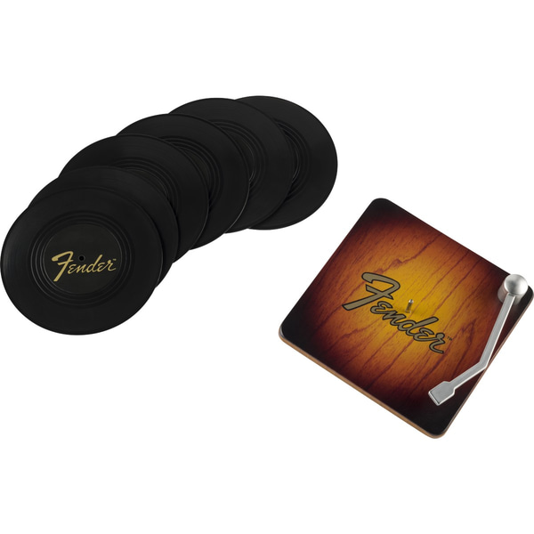 Set di sottobicchieri Giradischi Fender Sunburst
