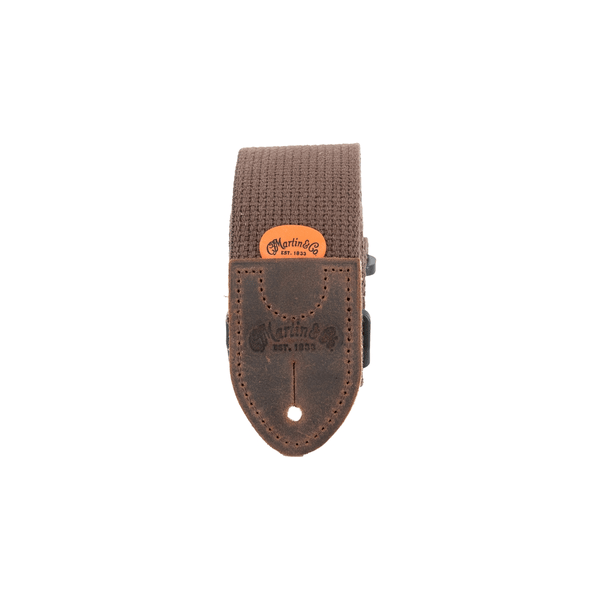 Martin & Co. 18A0105 Tracolla Cotton Weave, Brown, con Pick Holder