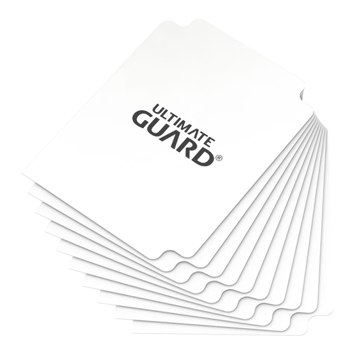 Ultimate Guard Card Dividers Tarjetas Separadoras para Cartas Tamaño Estándar Blanco (10)