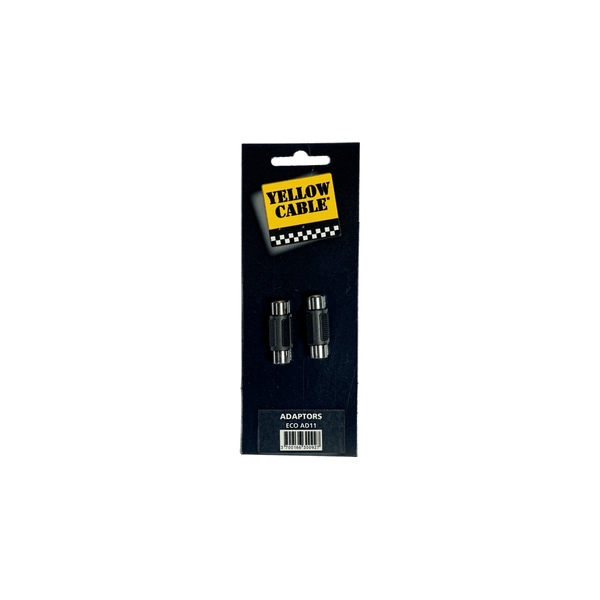 Yellow Cable AD11 Adattatore RCA/RCA Femmina 2 Pcs