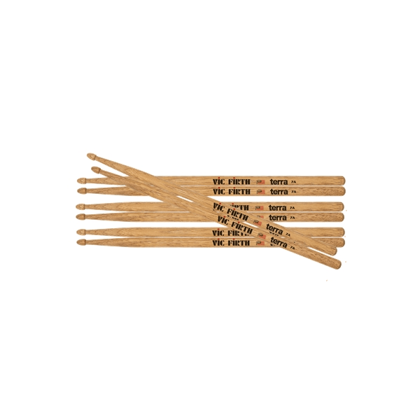 Vic Firth 7AT - Bacchette American Classic TERRA PACK 3+1