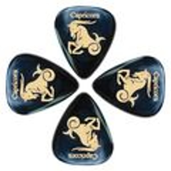 TIMBERTONES 4 Plettri con segno zodiacale "Capricorno". Modello ZDT-CP-4