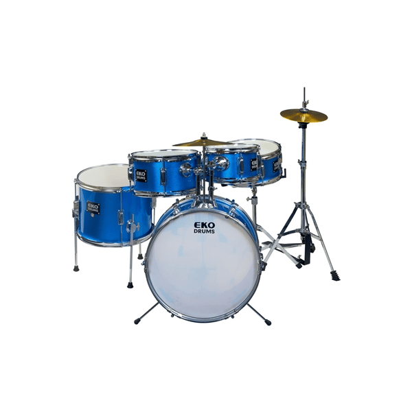 Eko Drums ED-200 Drum kit Metallic Blue - 5 pezzi