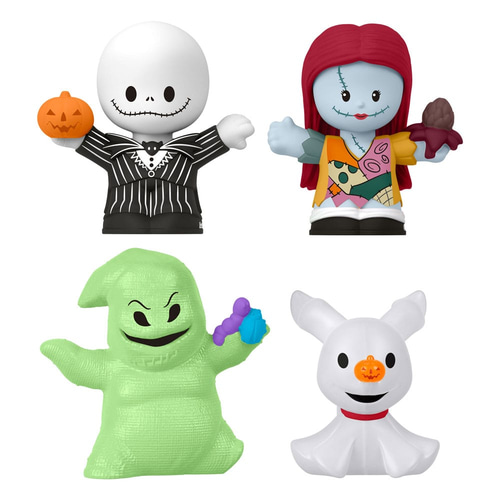 L'Étrange Noël de monsieur Jack pack 4 minifigurines Fisher-Price Little People Collector 7 cm