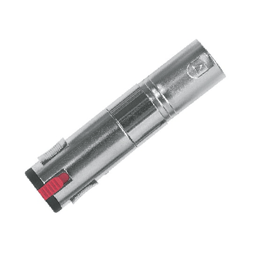 PROEL STAGE Adattatore professionale in metallo: presa con sicura jack stereo Ø 6.3 mm. -> spina XLR 3 poli.