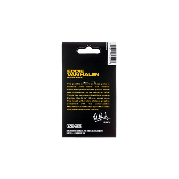 Dunlop EVHP04 EVH VHII Max Grip 0.60 mm Pack/6