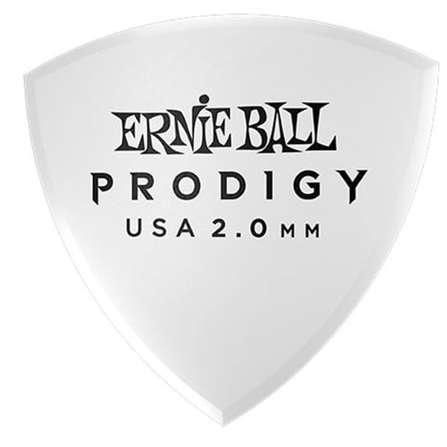 Ernie Ball 9338 Plettri Prodigy Large White 2,0 mm Busta 6