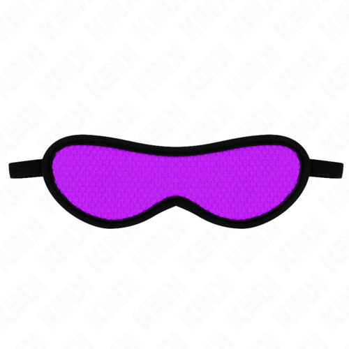 KINK MASKED ALLURE KINK - BENDA A TEXTURE A SCALE CON BORDO RICOPERTO VIOLA 20 x 7 CM