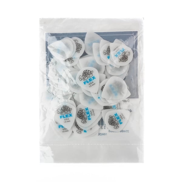 Dunlop 466R100 Tortex Flex Jazz III XL 1.0 mm Bag/72