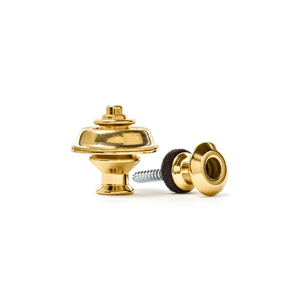 Dunlop SLS1034G Straplok Dual Design Strap Retainer System, Gold