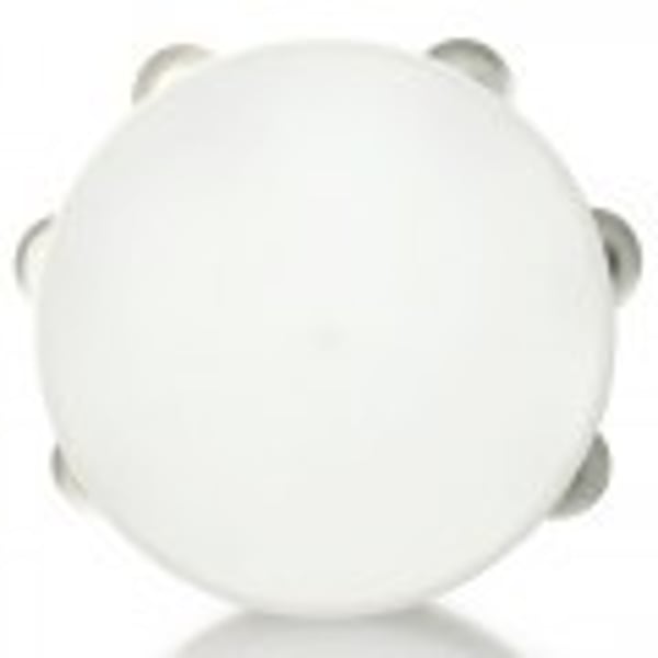 ANGEL Tamburello con sonagli in PVC con pelle sintetica, misura large