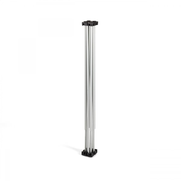 EXTREME STRUTTURA A RAGNO 50 X 50 CM IN ACCIAIO ANODIZZATO 4 PUNTI DI APPOGGIO ALTEZZA 160 CM