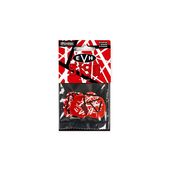 Dunlop EVHP08 EVH 5150 Plettri Max Grip 0.60 mm 6/Player