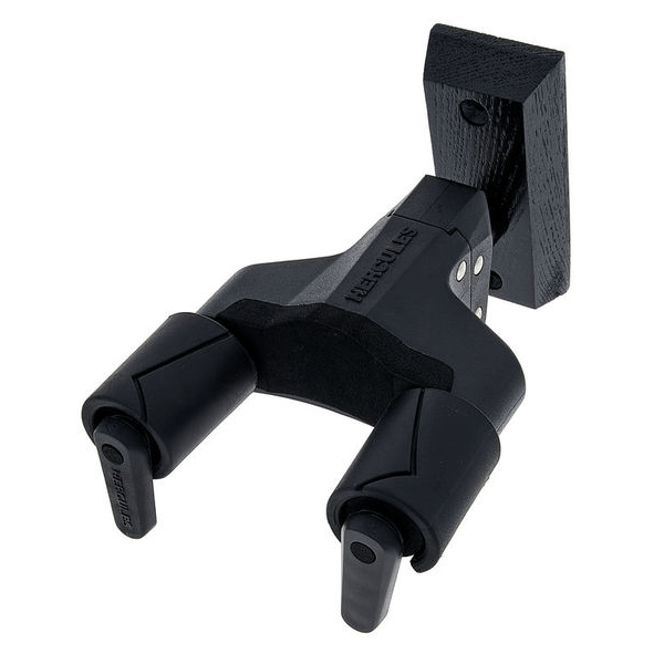 HERCULES IT HCGSP-38WBK+ SUPPORTO A MURO PER CHITARRA/BASSO, BASE IN LEGNO NERA