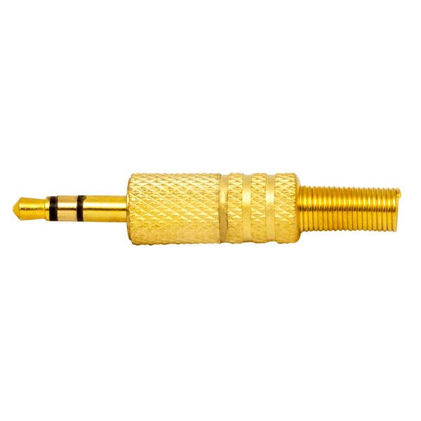 PROEL STAGE Jack stereo Ø 3.5 mm con manicotto e contatti dorati - molla passacavo flessibile Ø 5 mm.