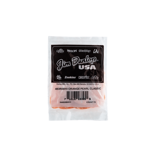 Dunlop 483R#08 Orange Perloid - Heavy