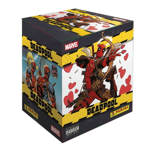 Deadpool Sticker &amp; Trading Card Collection Display (36)
