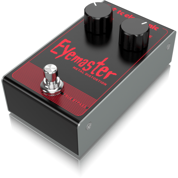 TC ELECTRONIC EYEMASTER METAL EFFETTO DISTORSORE A PEDALE PER CHITARRA TRUE BYPASS